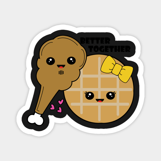 Chicken and Waffles Magnet by MrsCathyLynn