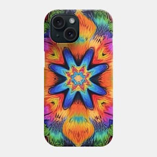 Meditate Kaleidoscope Mandala Pattern Phone Case