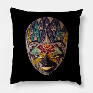 batik masks Pillow