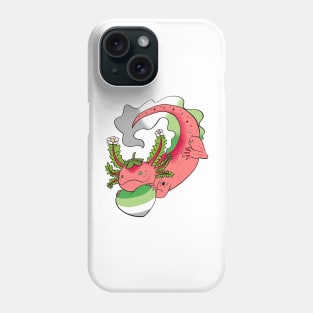 Aro Strawberry Axolotl Phone Case