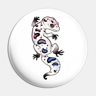 Bisexual Pride Leopard Gecko Pin