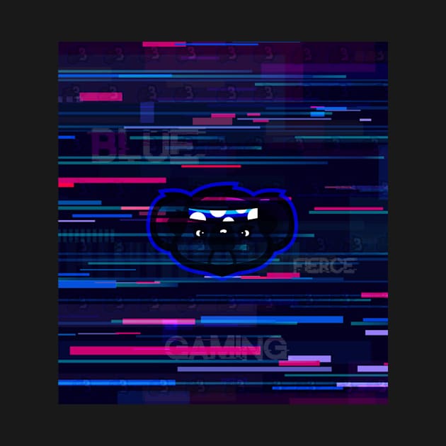 LIMITED Glitch Koala Logo+Text by BlueFierce Apparel