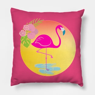 Pink Flamingo Pillow