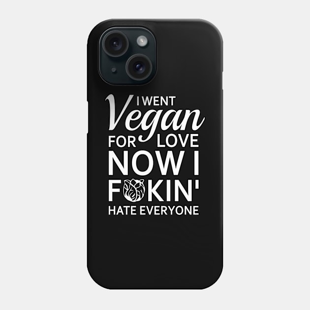 Vegan for Love Phone Case by Stoney09