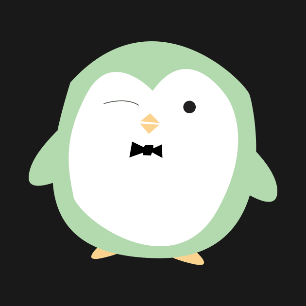 Penguin with Bowtie by eashleigh