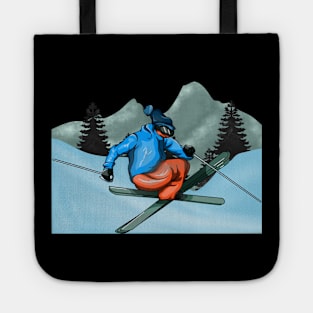 Cool ski jumper Tote