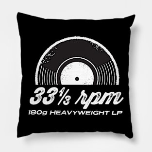 33 1/3 rpm 190 gram heavyweight vinyl Pillow