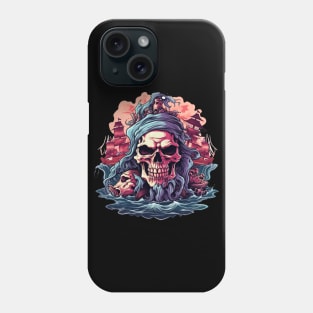 Pirate Ship Pirate Skull Phone Case