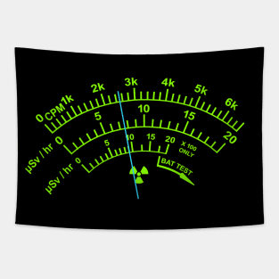 Geiger Counter - radiation meter fun Tapestry