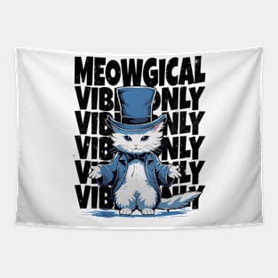 Meowgical Vibes Only Tapestry