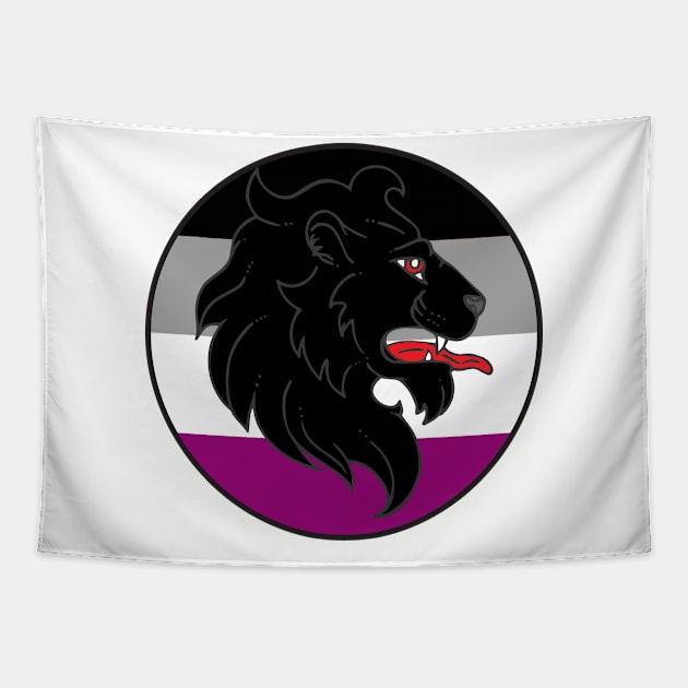 An Tir Pride - Asexual - Populace Badge Style 1 Tapestry by Yotebeth