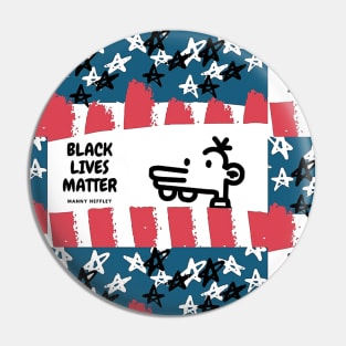 Black Lives Matter Manny Heffley Pin