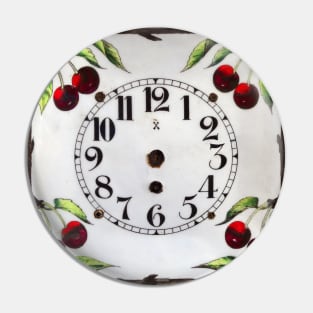 Cherry Clock Pin