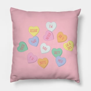 Candy Hearts Pillow