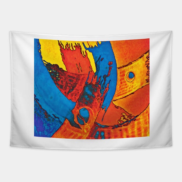 Untitled Abstract Tapestry by SteveMartzArt