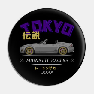 Tuner Silver NC Miata Roadster JDM Pin