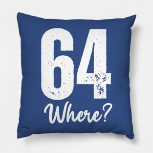 Happy 64th Birthday Pillow