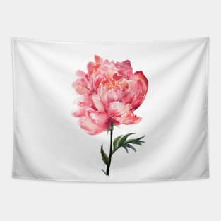 Loose Watercolor Peony 2 Tapestry