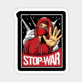 Stop war in the world Magnet