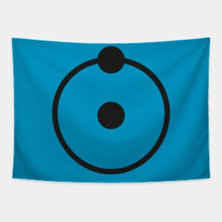 Watchmen Dr Manhattan atom icon Tapestry