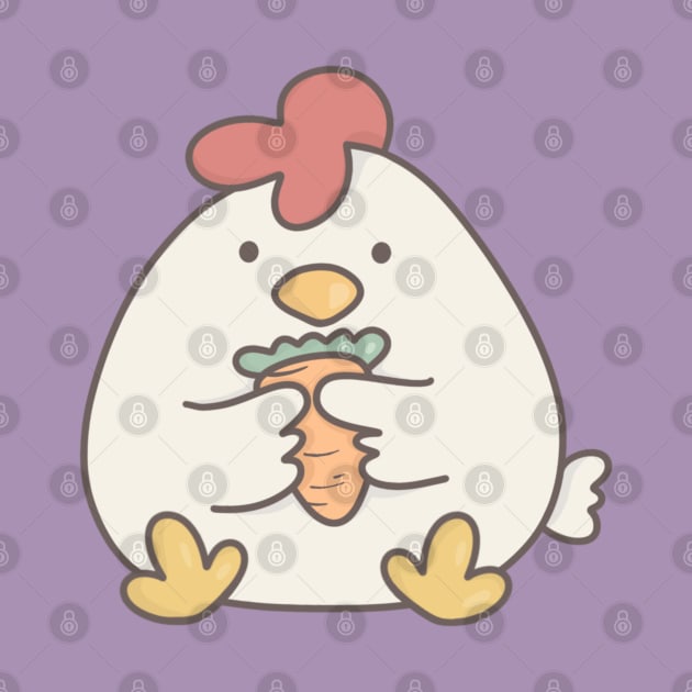 Chubby chicken by pbanddoodles