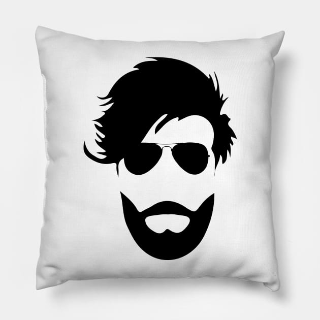 Fear The Beard Pillow by anurags23