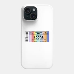 LOONA Concert Ticket Phone Case
