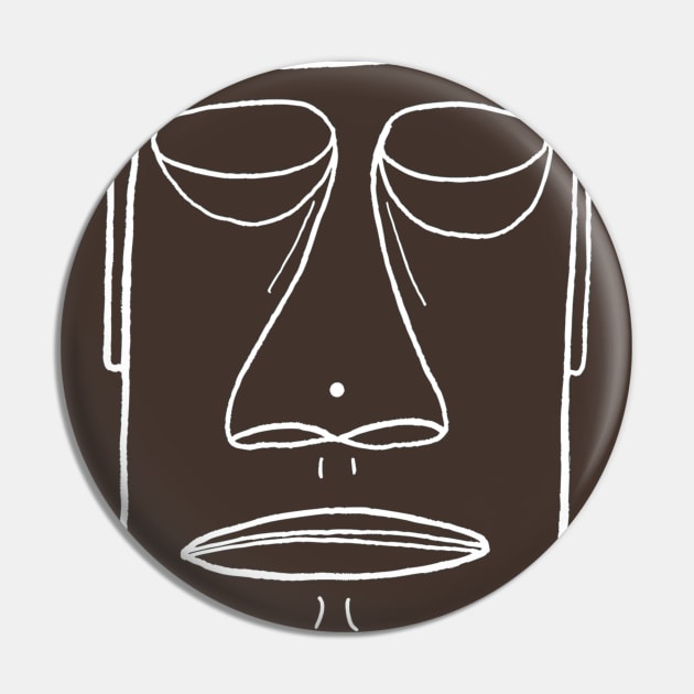 Thoughtful face white Pin by newcoloursintheblock