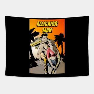 Alligator Man Tapestry