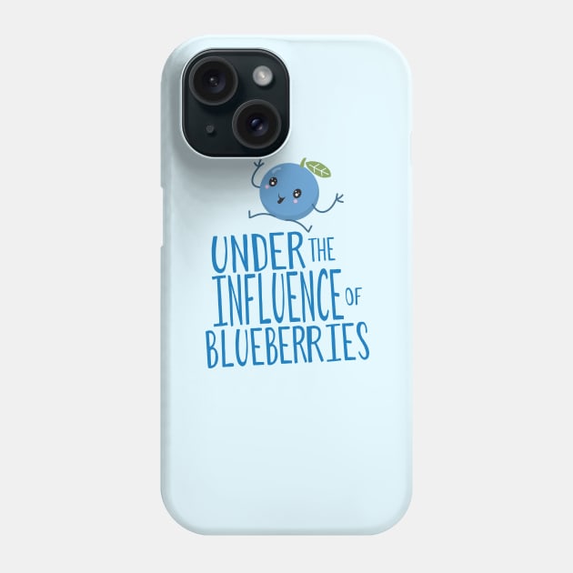 Under the Influence of Blueberries Phone Case by Jitterfly