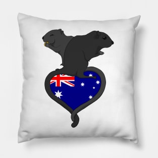 Gerbil Australia (dark) Pillow