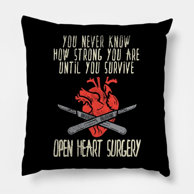 Open Heart Surgery Pillow by maxdax