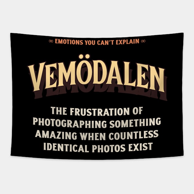 Emotions You Can't Explain Vemödalen Tapestry by TV Dinners