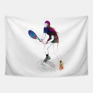 Tennis player sport art #tennis #sport Tapestry