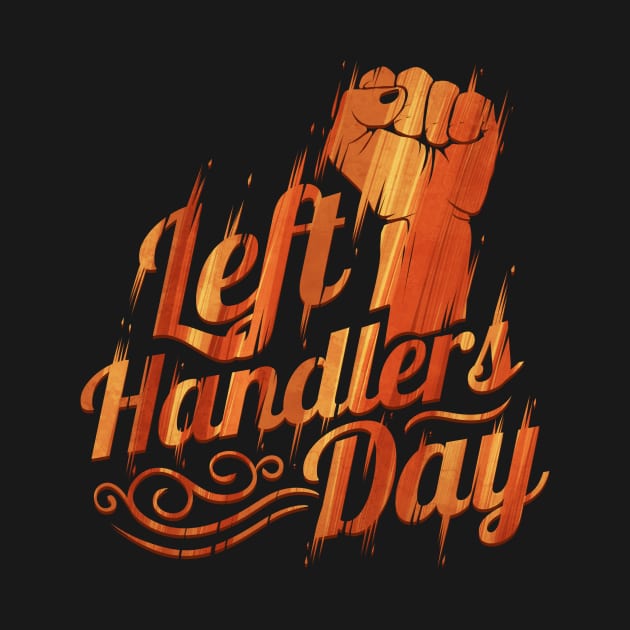 Raise your hand logo - Lefthanders day by SinBle