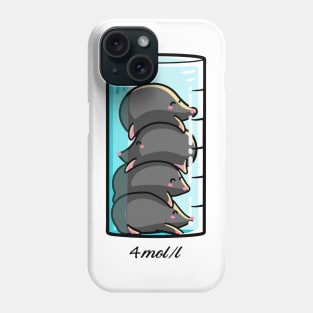 Four Moles Per Litre Phone Case