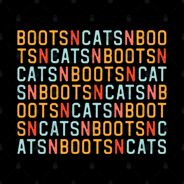 Boots n cats: Say it quickly and voila! you're a beatboxer (orange, red, and blue letters) by PlanetSnark