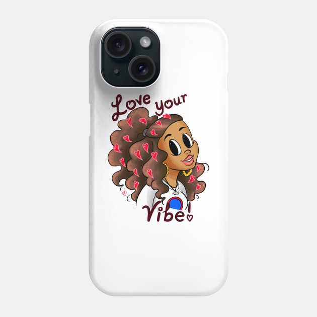 Love Your Vibe Phone Case by aliyahart