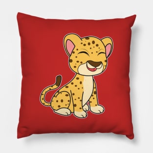 Baby Cheetah Cute Pillow