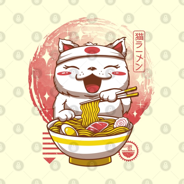 Neko Ramen by Vincent Trinidad Art