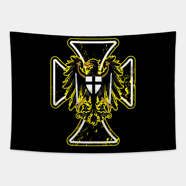 Teutonic Order REVISED   (dark tees) Tapestry by Illustratorator