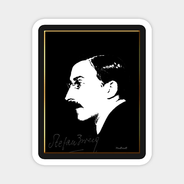 Stefan Zweig Magnet by mindprintz