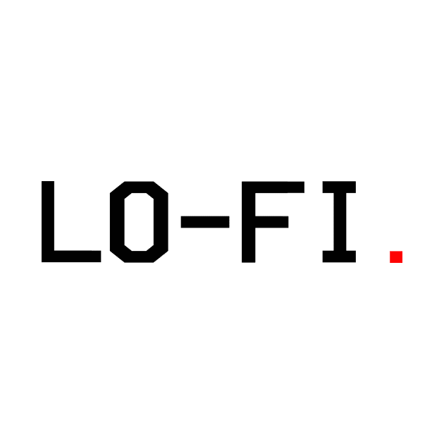 Lo-Fi logo black by trippyanime