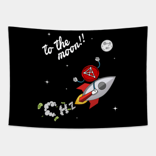 Chiliz to the moon !! Tapestry