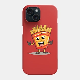 kawaii french fries T-Shirt cute potatofood Phone Case