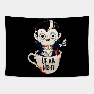 Dracula and coffee Tapestry