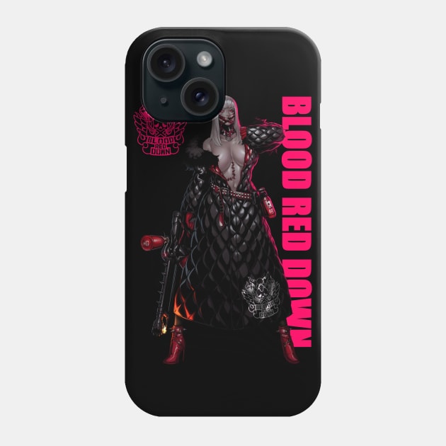 BLOOD RED DOWN Phone Case by Pan_Ren_Wei