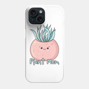 Cute Kawaii Succulent Plant Mom Phone Case