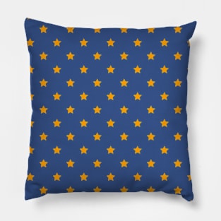 Orange stars pattern Pillow