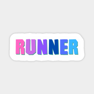 Runner girl Magnet